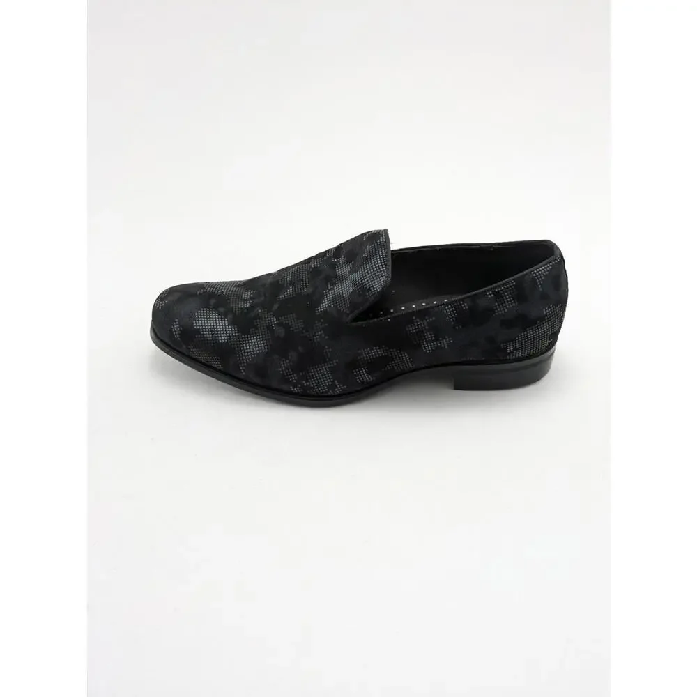 Mens‎ Stacy Adams Swank Pixelated Camouflage Slip On Loafers 25386-062 Size 7
